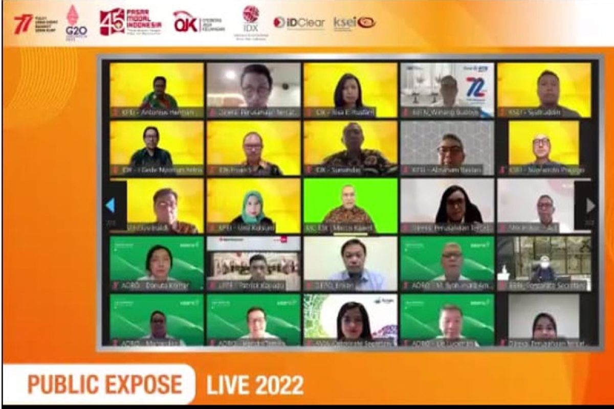 54 perusahaan tercatat paparkan kinerja pada Public Expose LIVE 2022