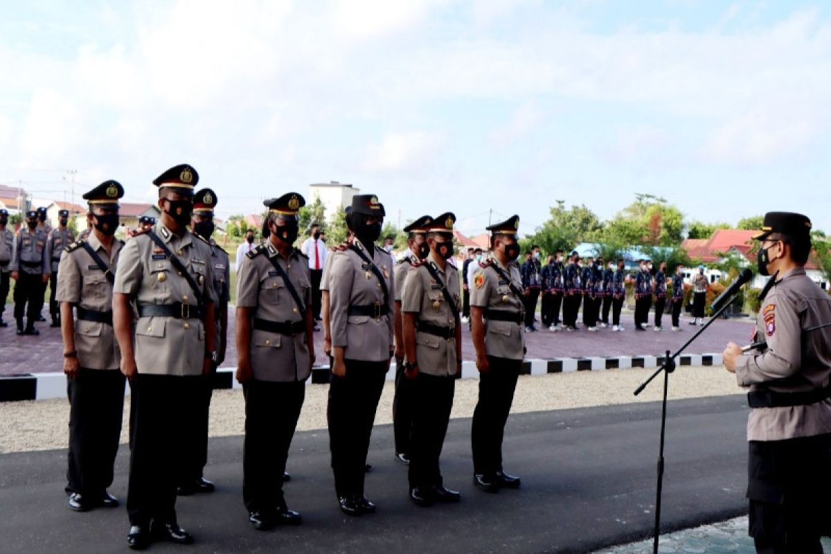 Kapolres Katingan minta pejabat baru segera beradaptasi dan bersinergi