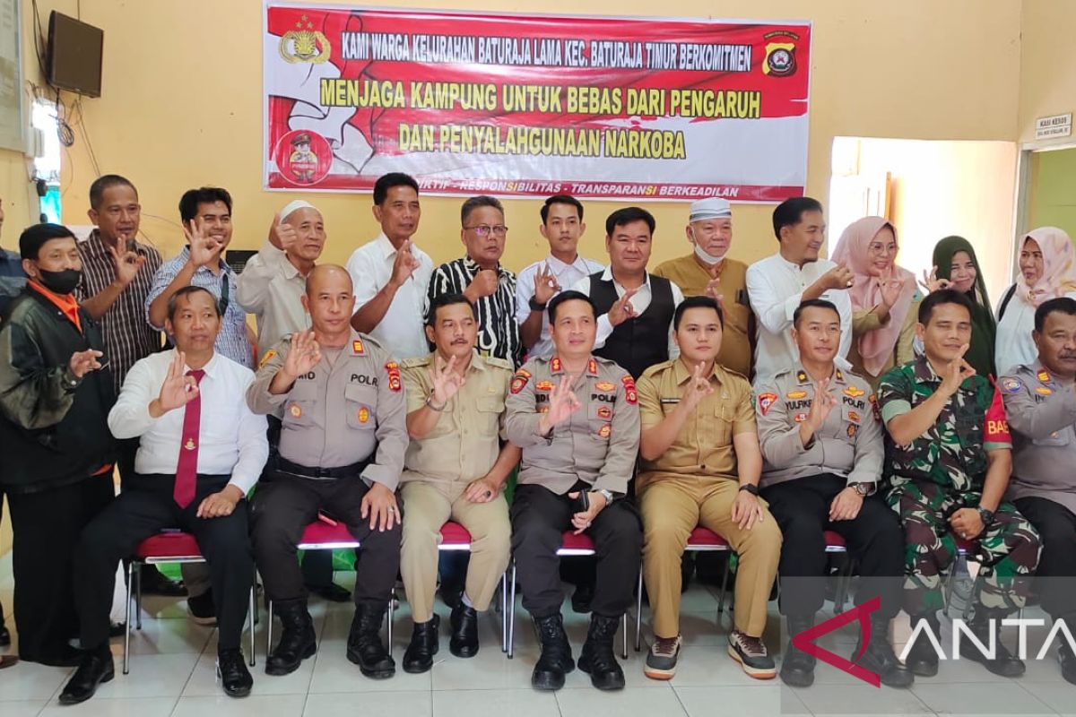 Polda Sumsel apresiasi Kampung Tangguh Anti Narkoba di Kabupaten OKU