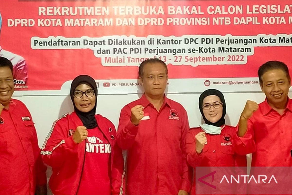 PDIP Mataram buka pendaftaran caleg hadapi Pemilu 2024