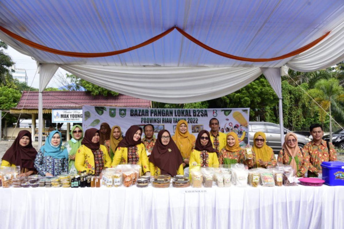 Lomba Cipta Menu B2SA Riau, PKK Bengkalis sajikan olahan pangan lokal