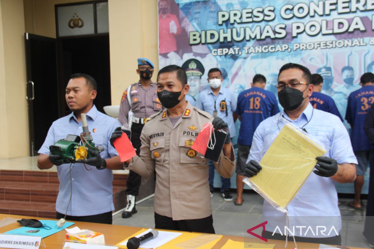 Polda Banten ungkap penyalahgunaan distribusi BBM Subsidi
