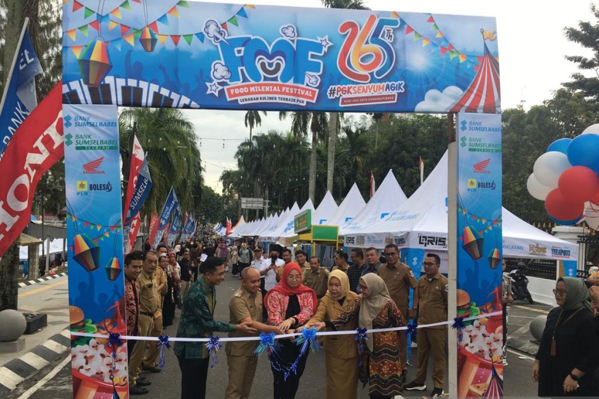 Food Milenial Festival PGK resmi dibuka, dilaksanakan selama 5 hari dan diikuti 250 UMKM