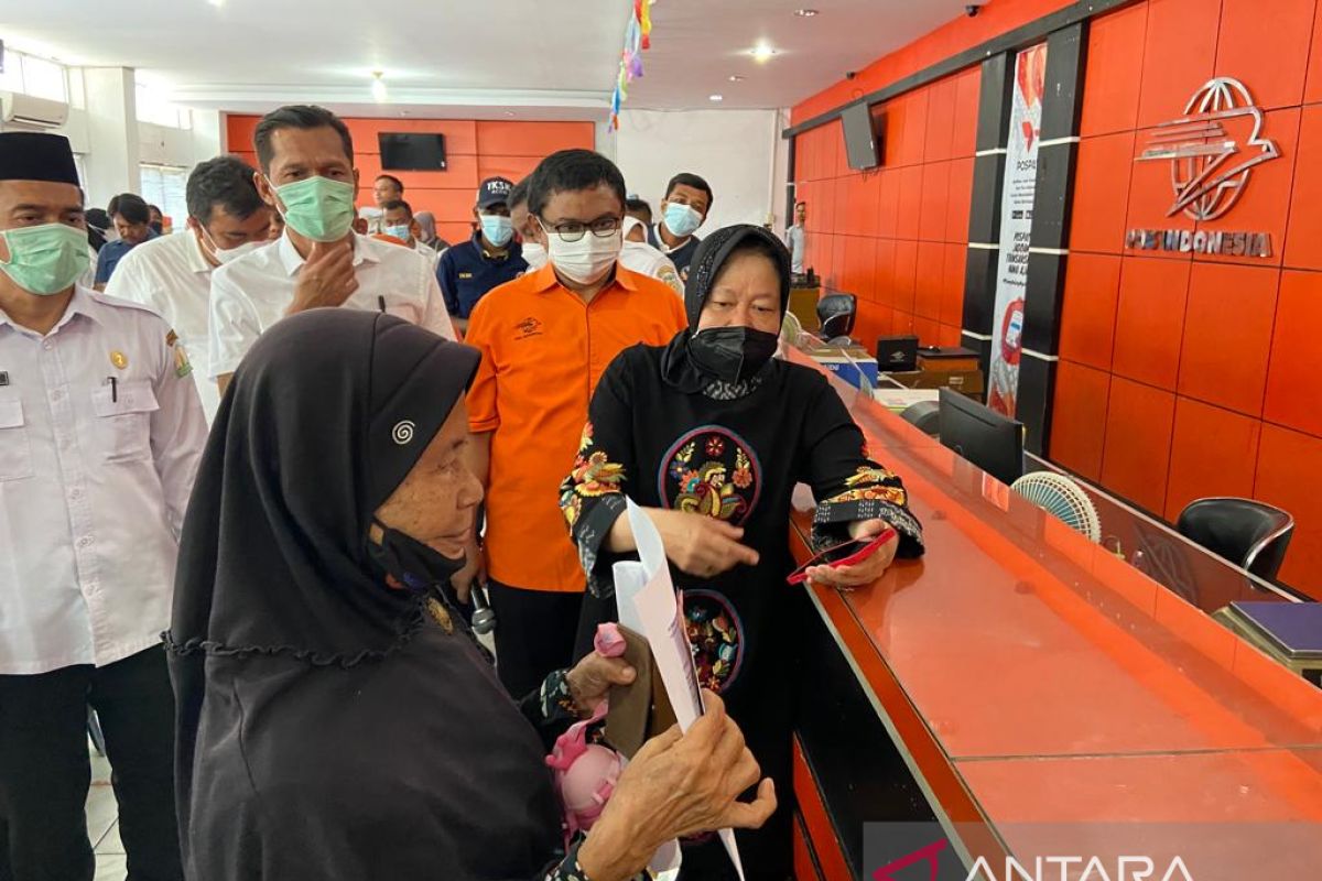 Penyaluran BLT BBM di Aceh rata-rata di atas 90 persen, kata Mensos