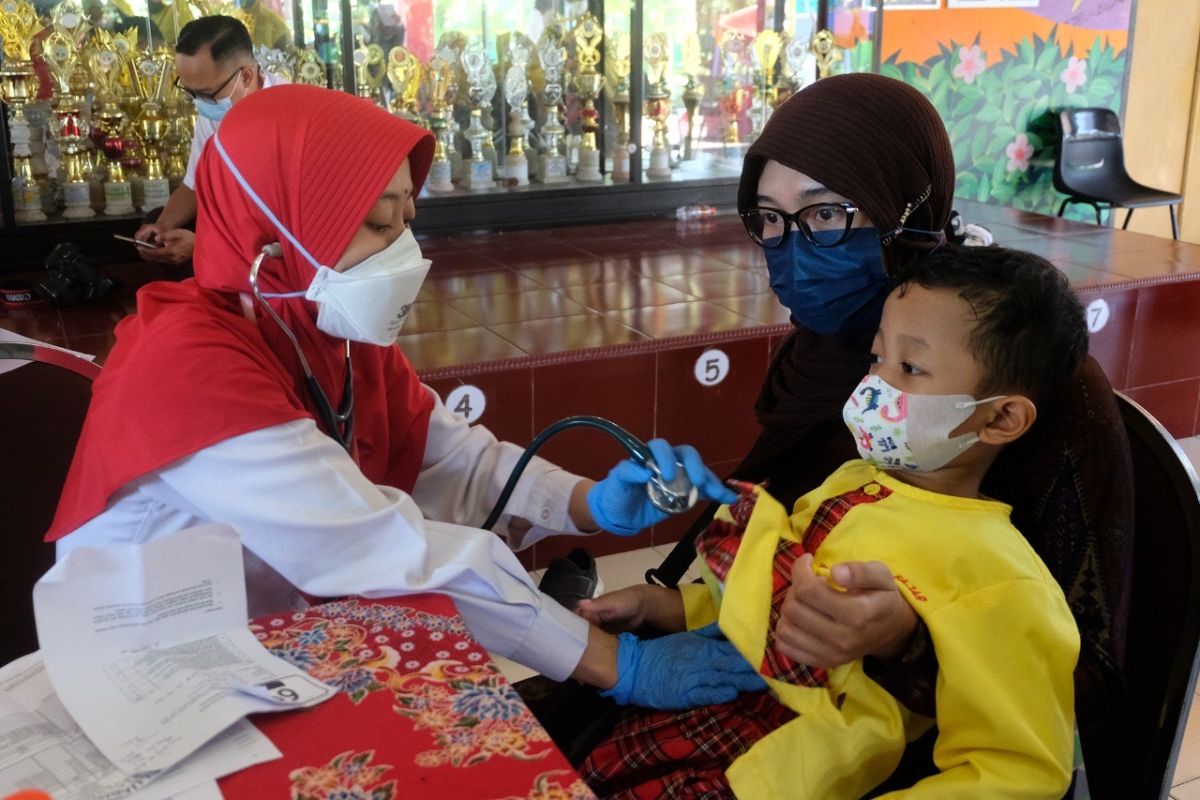 Pelaksanaan Imunisasi Anak Nasional 2022 di Surabaya capai 93 persen