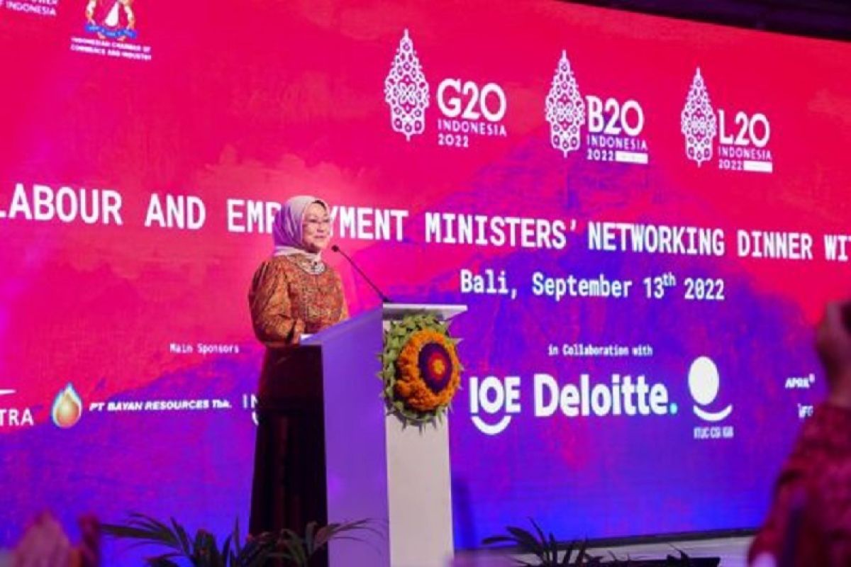 Menaker Ida Fauziyah apresiasi pernyataan bersama B20 dan L20 di forum G20