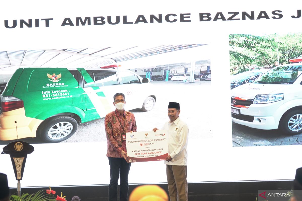 Bank Jatim siagakan ambulans bagi pasien kurang mampu