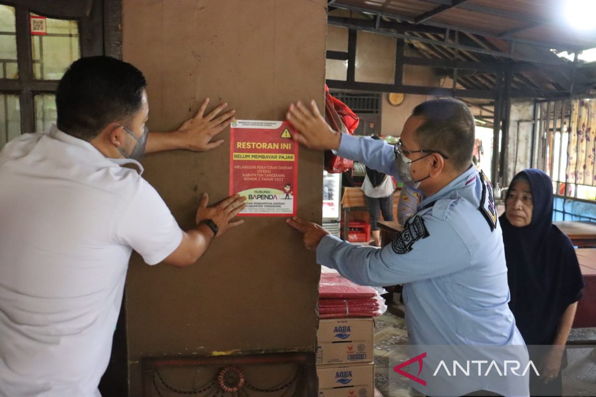 Tempat usaha penunggak pajak di Kabupaten Tangerang akan diberi sanksi