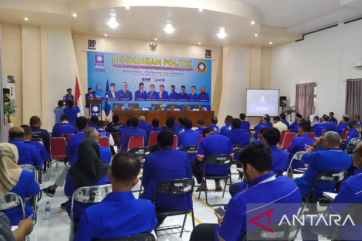 Sambut Pemilu 2024, DPW PAN Aceh siapkan 25 ribu saksi