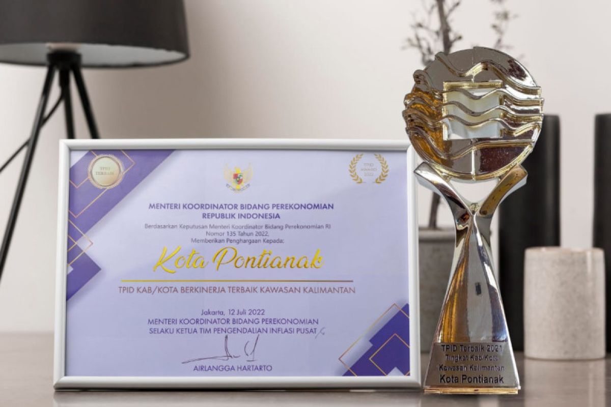 TPID Kota Pontianak raih penghargaan nasional