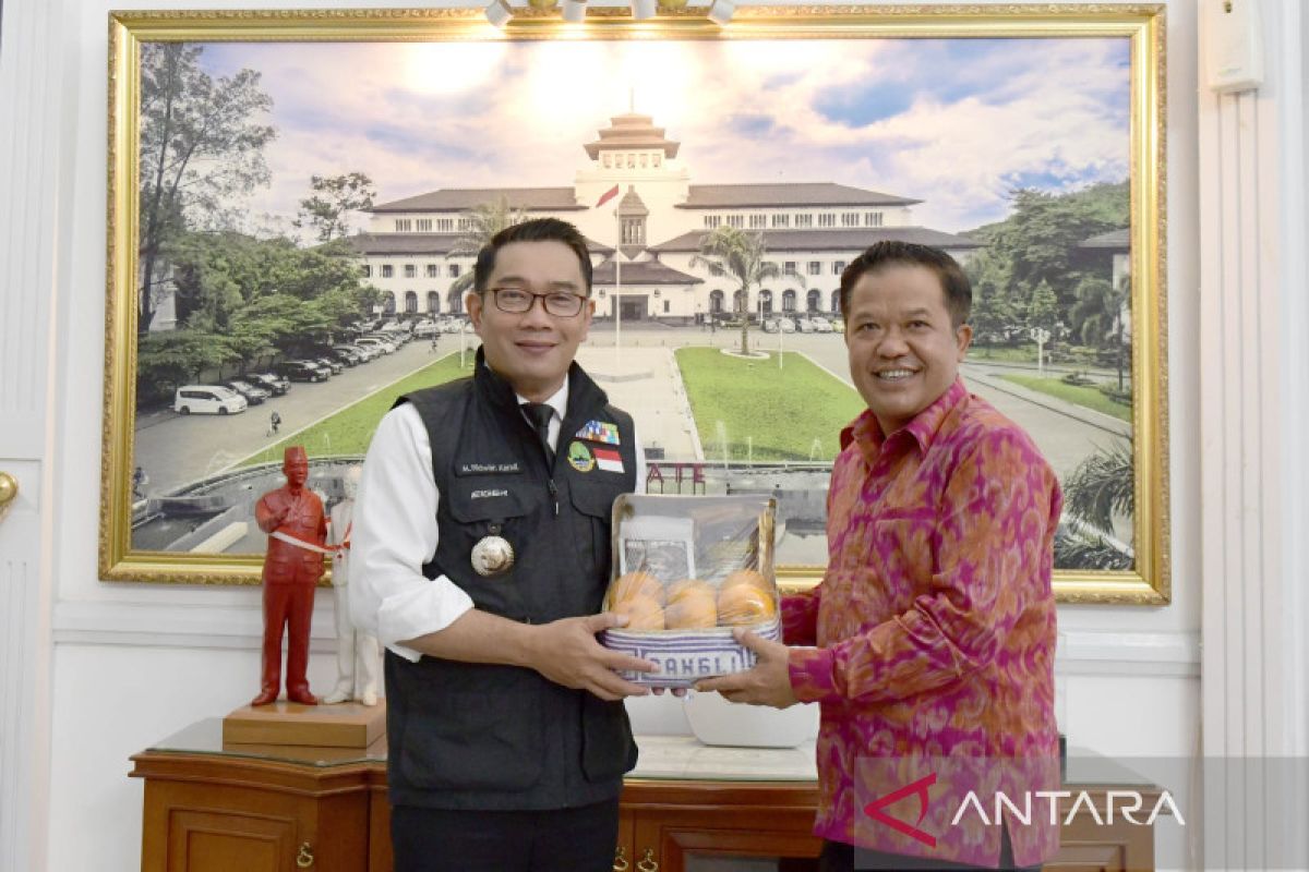 Bertemu Kang Emil, Bupati Bangli terima banyak ilmu