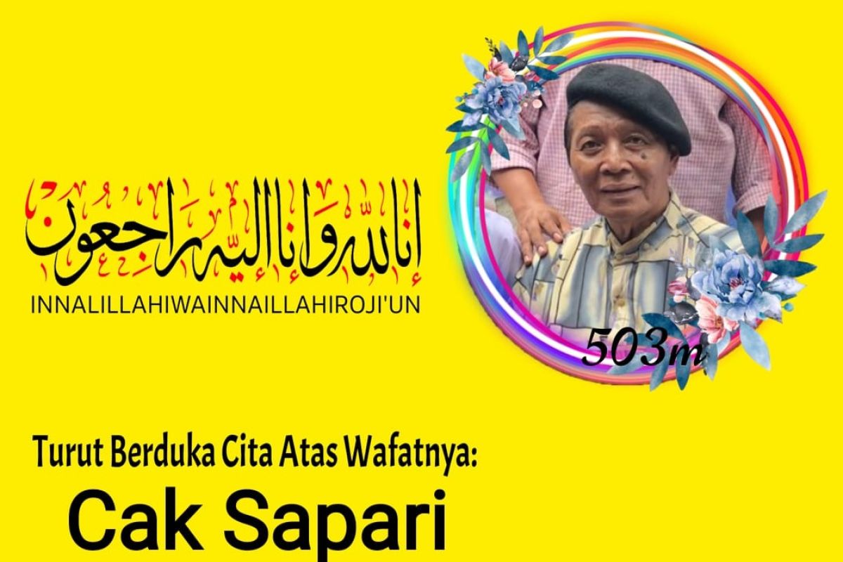 Seniman Ludruk Surabaya Cak Sapari tutup usia