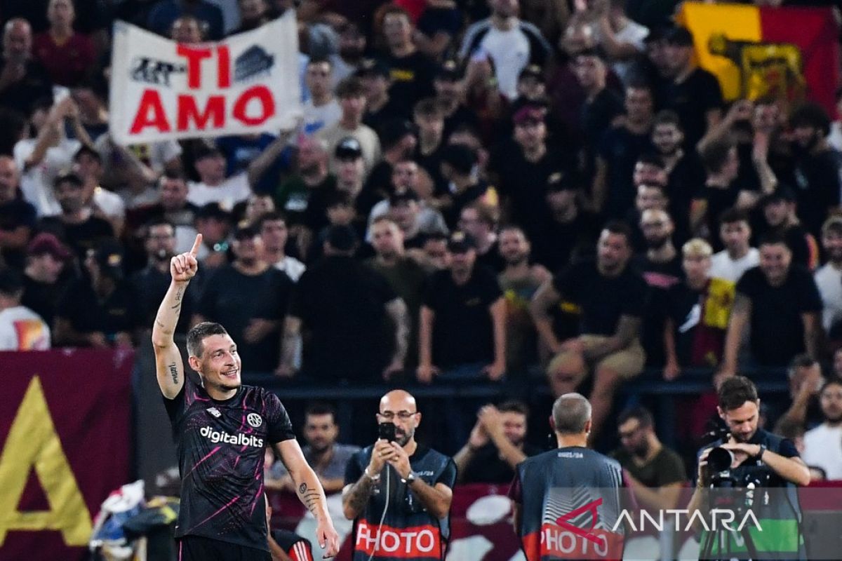 Belotti ungkap rasa bahagia bisa catatkan gol untuk AS Roma