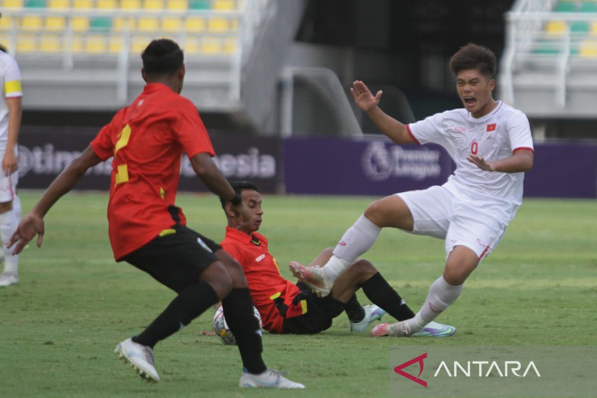 Menang 4-0 atas Timor Leste, Vietnam pimpin sementara grup F kualifikasi Piala Asia U-20