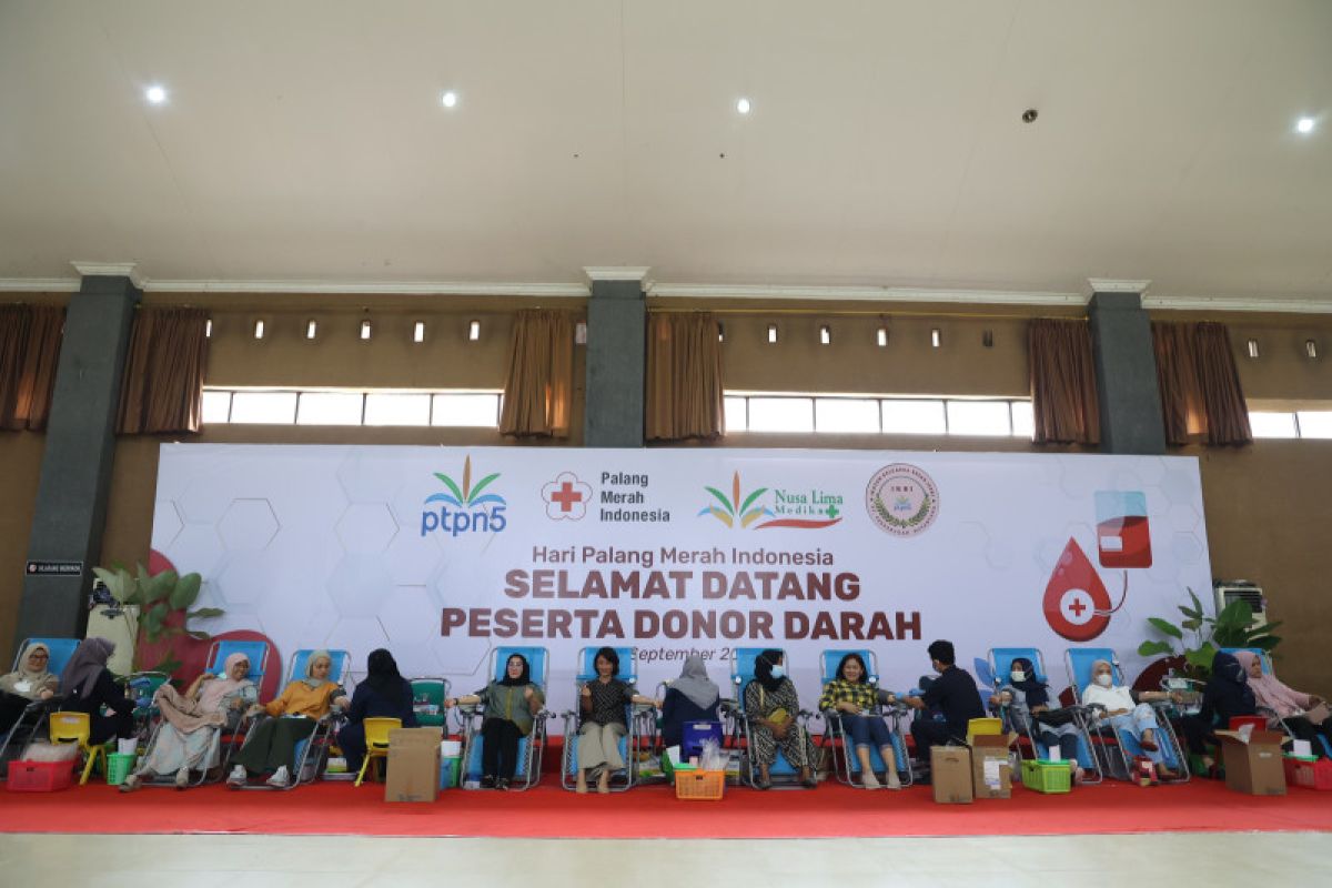 PMI Pekanbaru apresiasi Donor Darah IKBI PTPN V