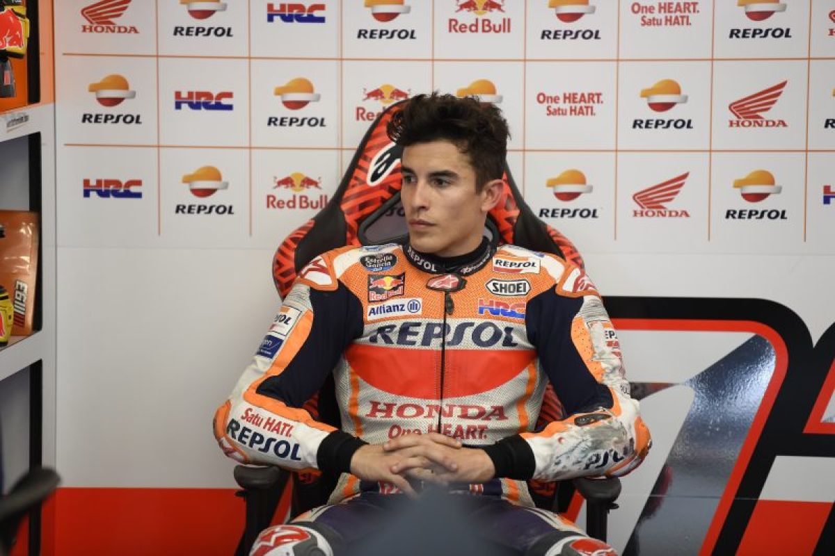 Juara dunia MotoGP Marquez akui kondisi fisik belum optimal