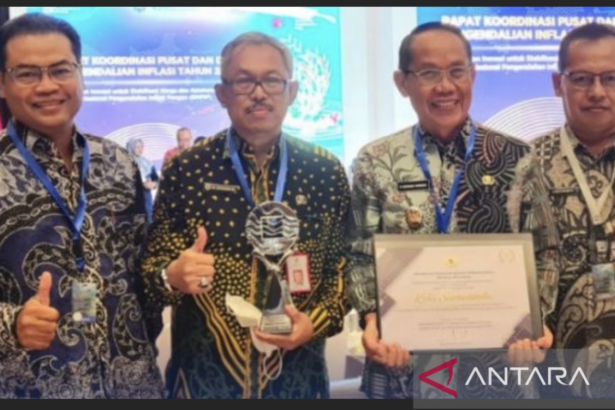 Pemparov Kaltim berhasil meraih penghargaan TPID terbaik se- Kalimantan