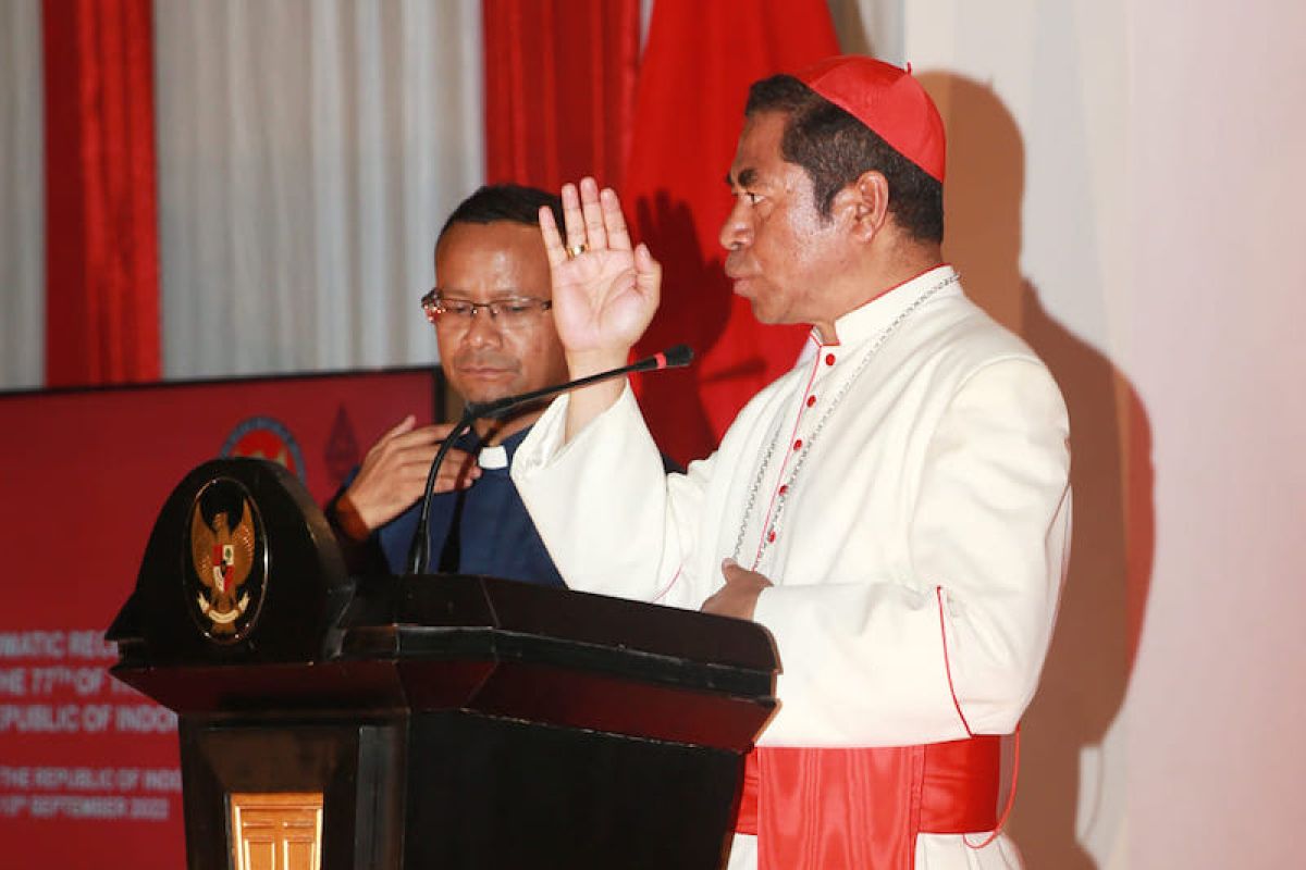 Kardinal pertama Timor Leste juga hadiri resepsi diplomatik KBRI Dili