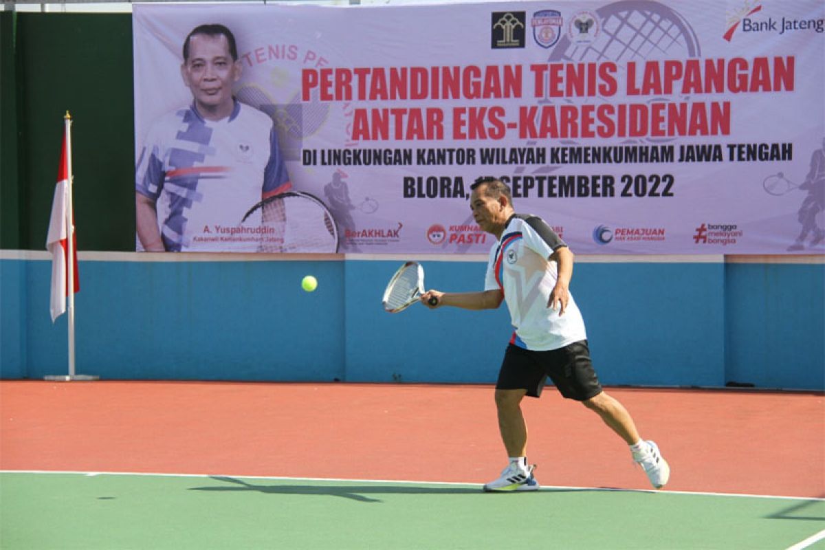 PTP Kemenkumham Jateng gelar Turnamen Tenis Lapangan