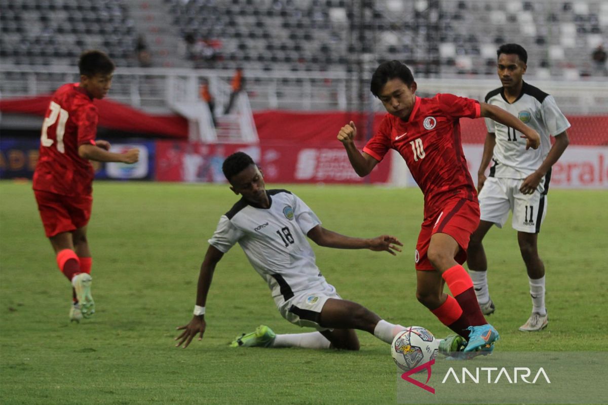 Hong Kong juru kunci Grup F, kalah 1-2 lawan Timor Leste