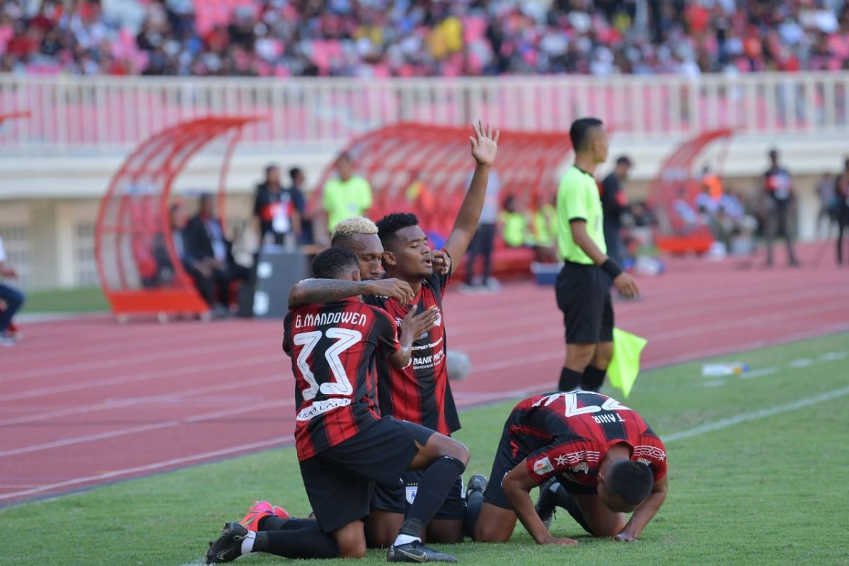 Persipura Jayapura cengkeram puncak Grup Timur setelah taklukkan Deltras 1-0