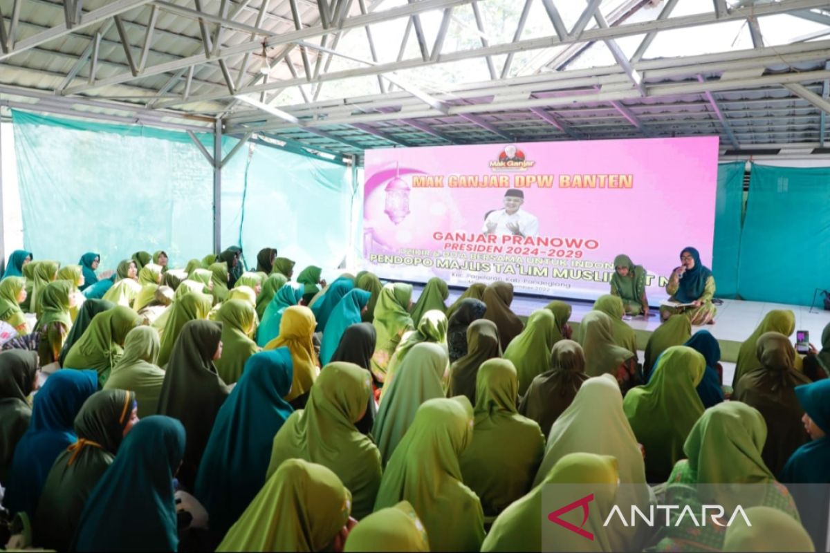 Mak Ganjar dan Muslimat NU di Pandeglang Berdoa dan Berzikir untuk Kebaikan Indonesia