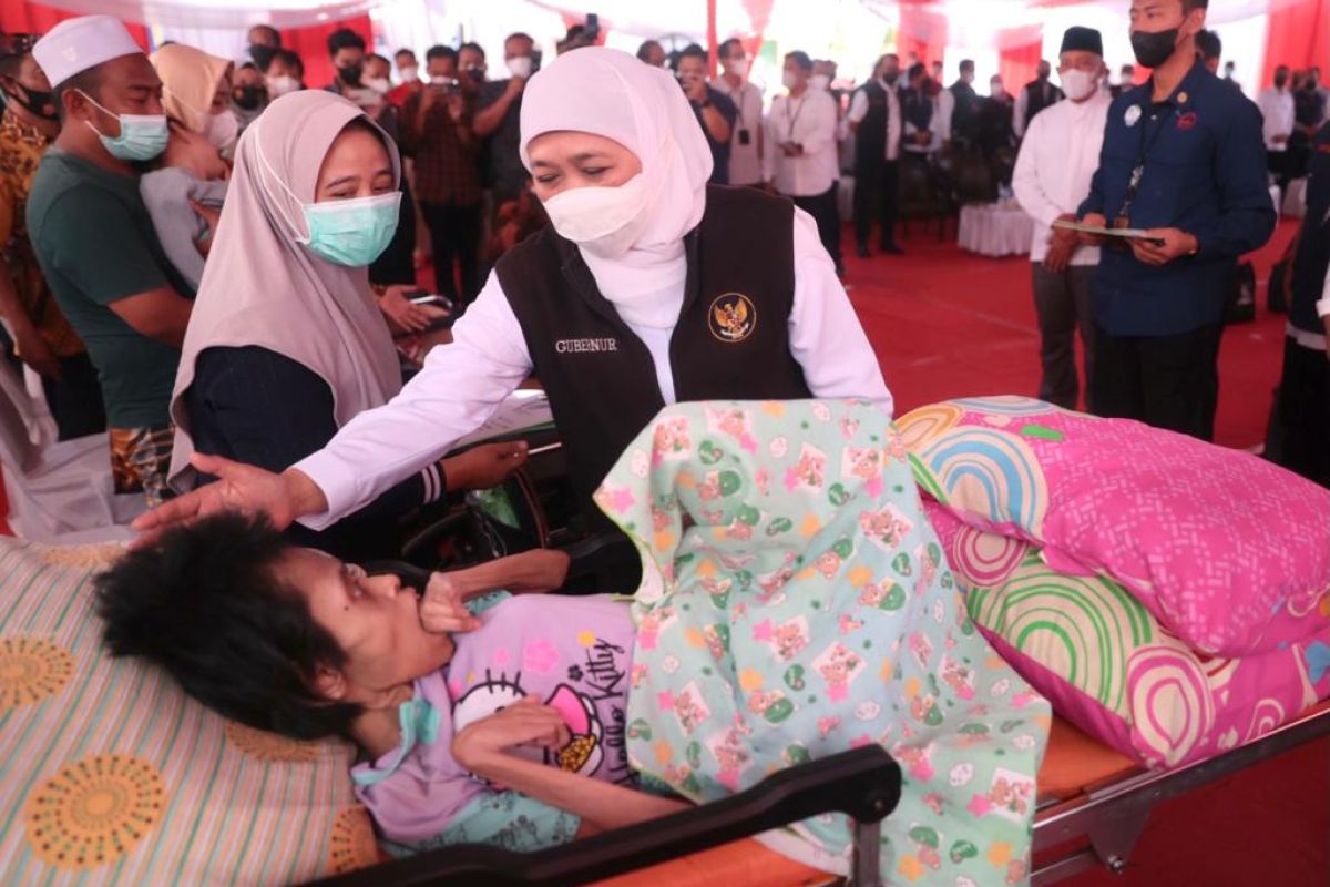 Gubernur Jatim salurkan program sosial kepada disabilitas di Jember