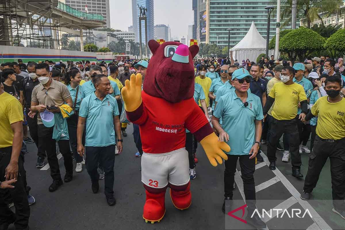 Badak Jawa maskot Piala Dunia U-20 2023 di Indonesia