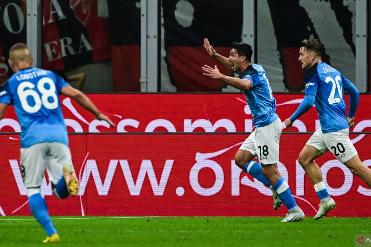 Napoli raih kemenangan 2-1 di kandang AC Milan