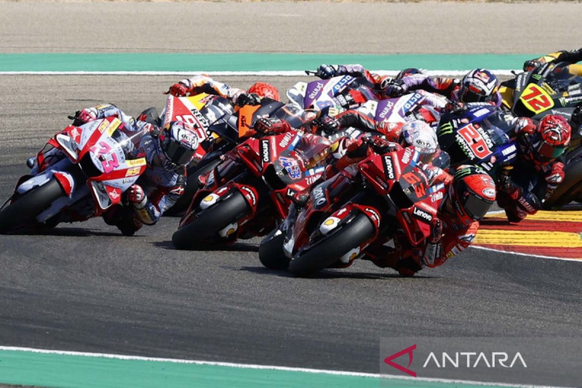 Jadwal lengkap MotoGP Aragon 2024: Kans Bagnaia menjauh