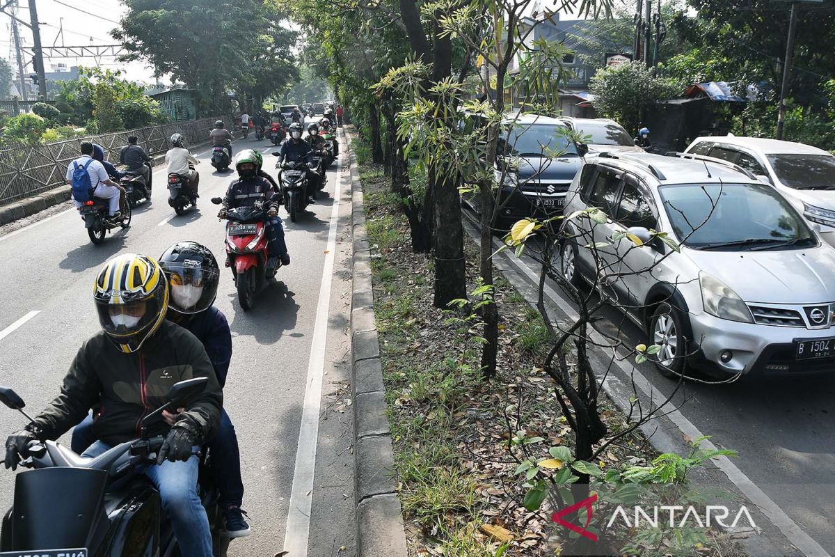 Peningkatan volume kendaraan di Ibu Kota terjadi sebelum pukul 06.00