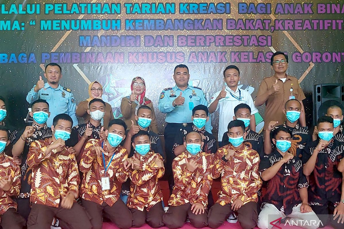 LPKA Gorontalo latih tari kreasi bagi anak didik pemasyarakatan