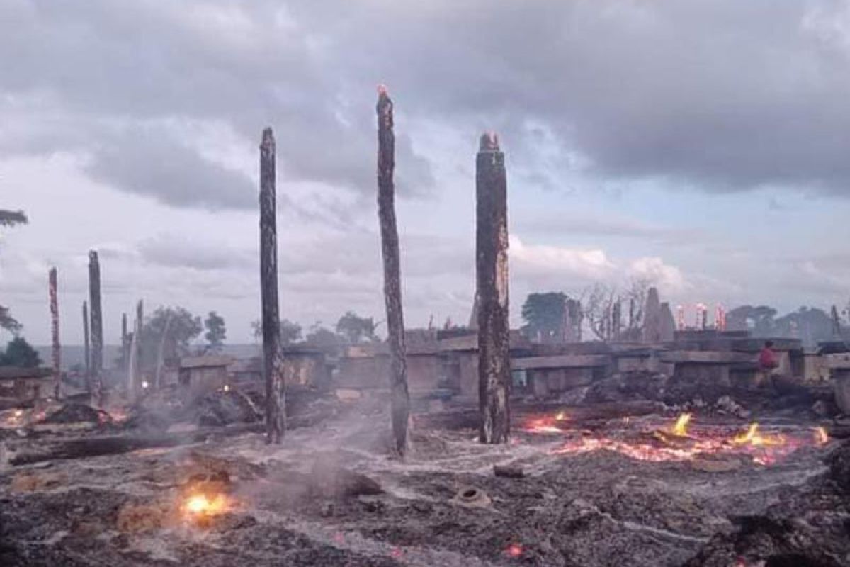 Kerugian akibat terbakarnya rumah adat di Sumba Rp4 miliar