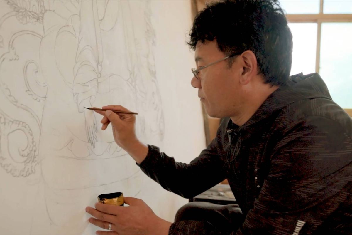 Pelukis Thangka promosikan warisan tak benda di Tibet