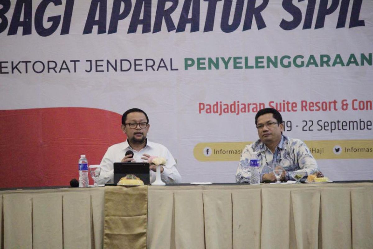 Stafsus: Moderasi beragama bisa disisipkan pada materi manasik haji