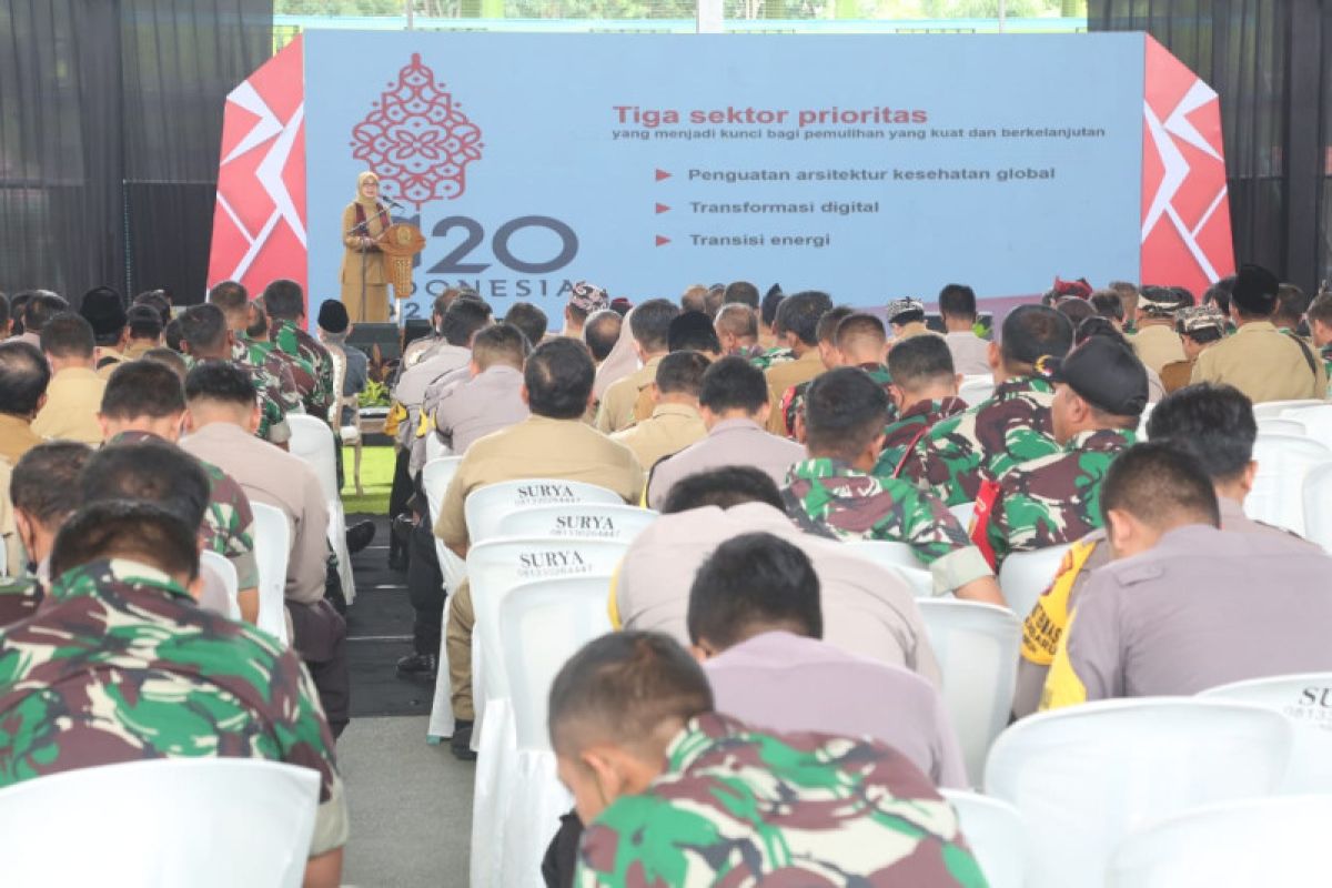 Sambut KTT G20, Banyuwangi konsolidasi pengamanan bersama tiga pilar