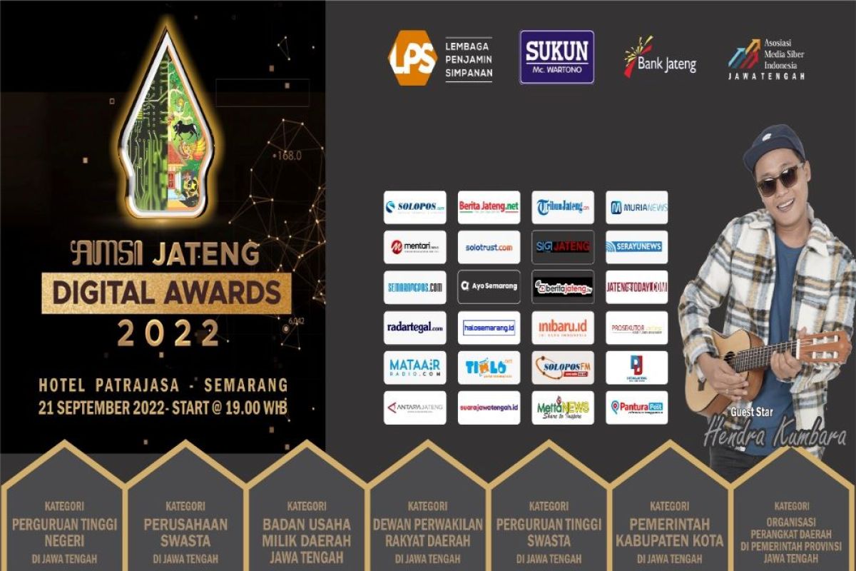 AMSI Jateng gelar Jateng Digital Awards 2022
