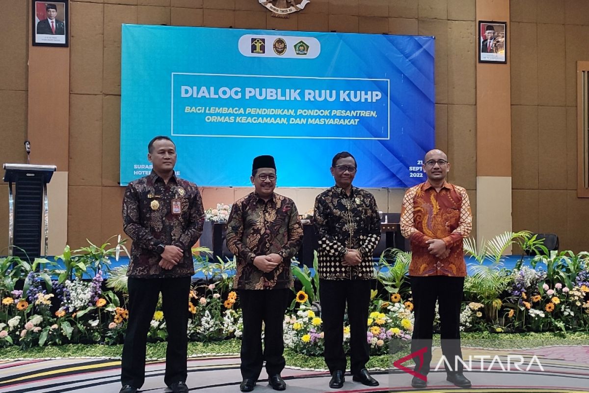 Menkopolhukam: RUU KUHP sudah memasuki tahap finalisasi