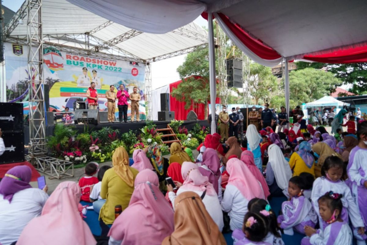 Usung nilai antikorupsi berani, roadshow bus KPK di Lampung dimulai