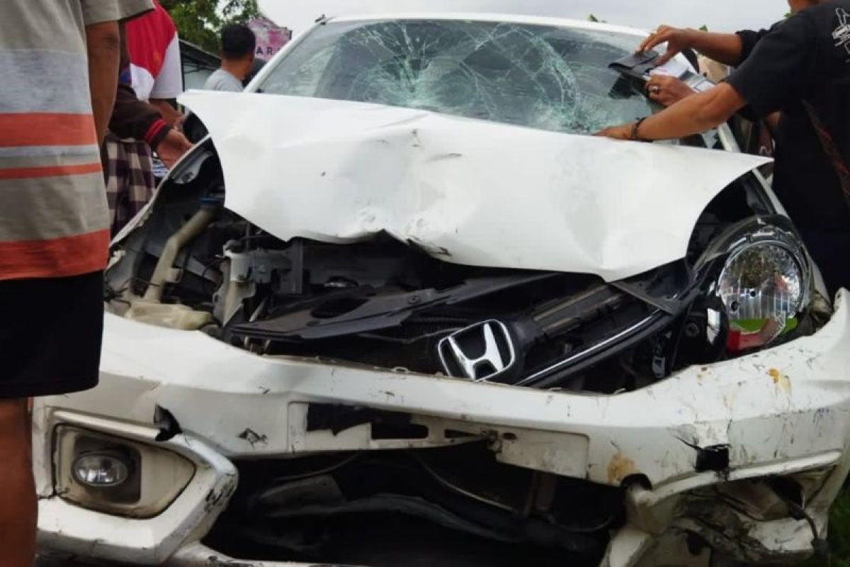 Sebuah mobil tabrak 10 motor di Bantul tidak ada korban meninggal dunia