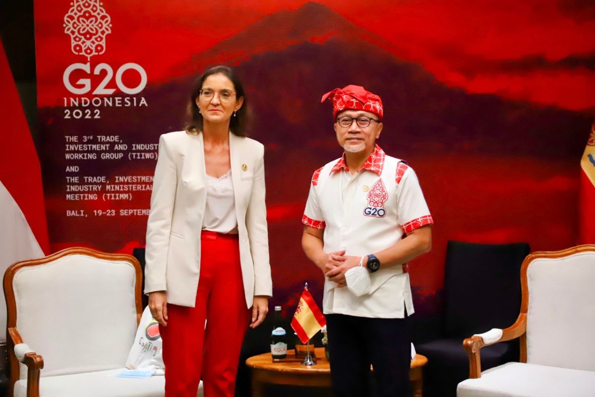 Indonesia, Spain discuss trade cooperation on sidelines of G20 TIIMM