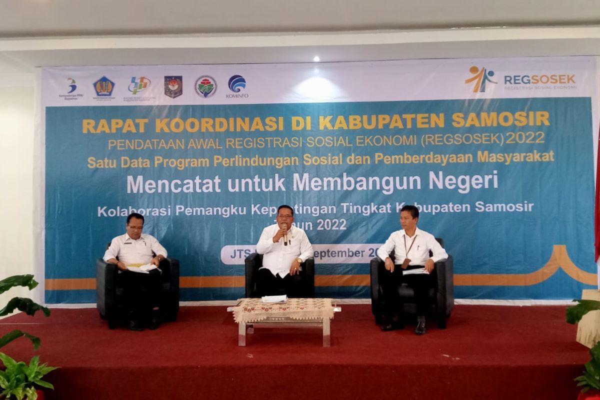 Pemkab Samosir ajak masyarakat sukseskan  Regsosek BPS