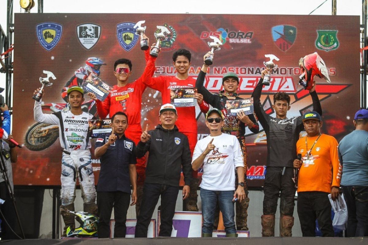 Honda kuasai podium IndoMX National Championship di Sulsel
