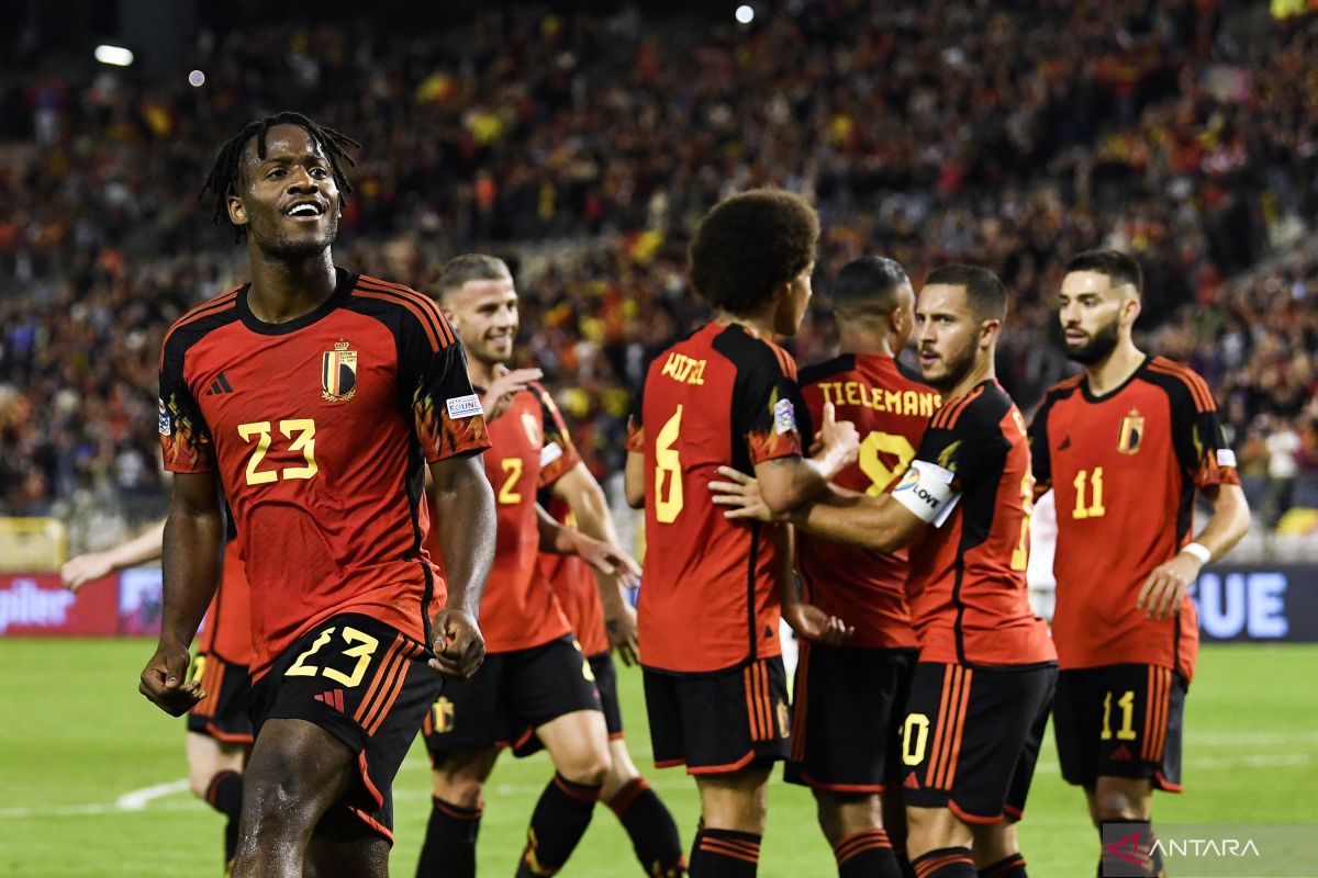Belgia raih kemenangan tipis 2-1 saat jamu Wales