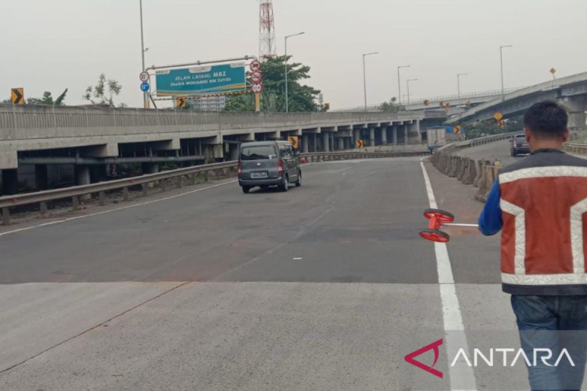 Jasa Marga perbaiki lima titik Ruas Tol Jakarta-Cikampek