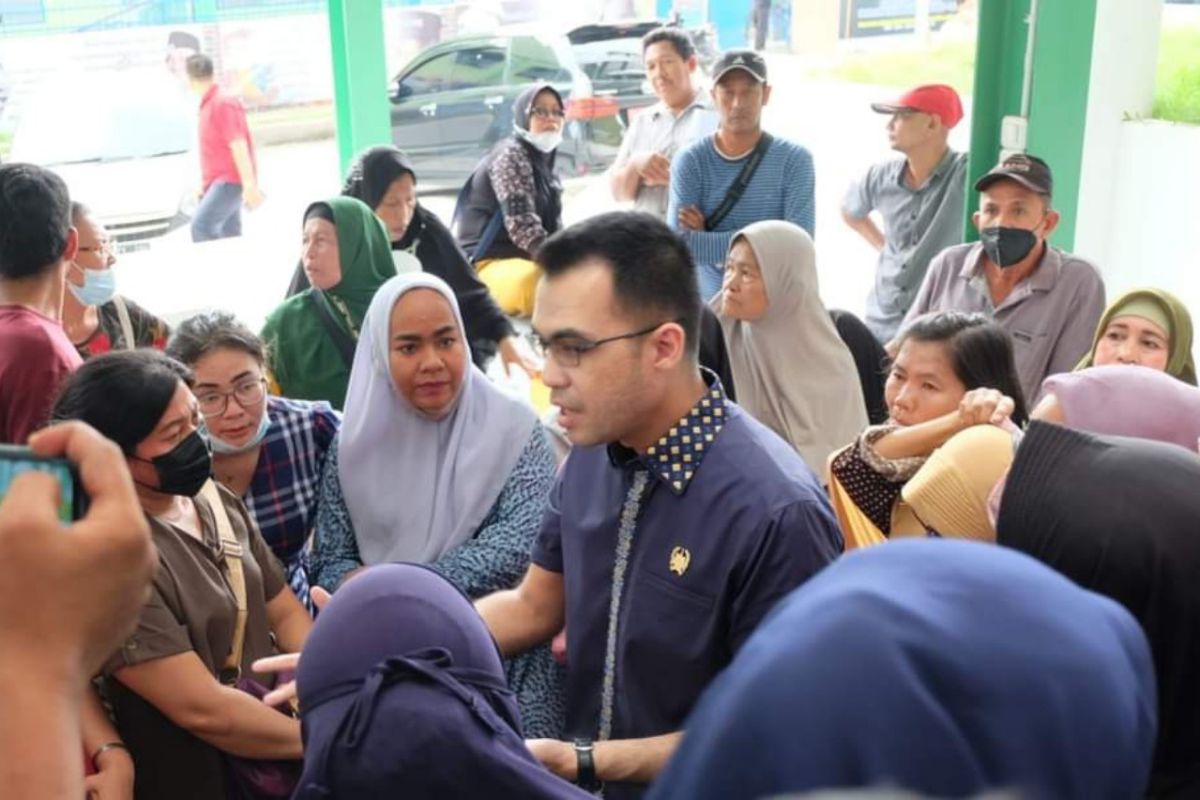 Pengembalian dana pedagang Pasar Aksara, Afif apresiasi Bobby Nasution