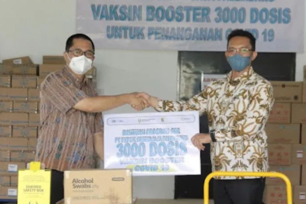 Pusri beri bantuan 3.000 dosis vaksin COVID-19 untuk Lampung