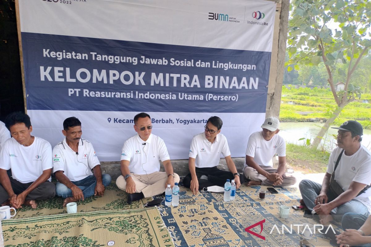 Indonesia Re memotivasi mitra binaan TJSL di Sleman untuk bangkit