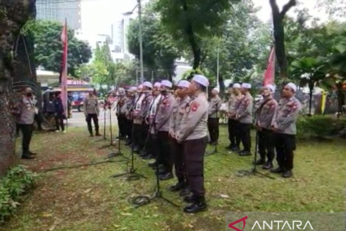 Polda Metro kembali kerahkan Pasukan Basmallah jaga unjuk rasa