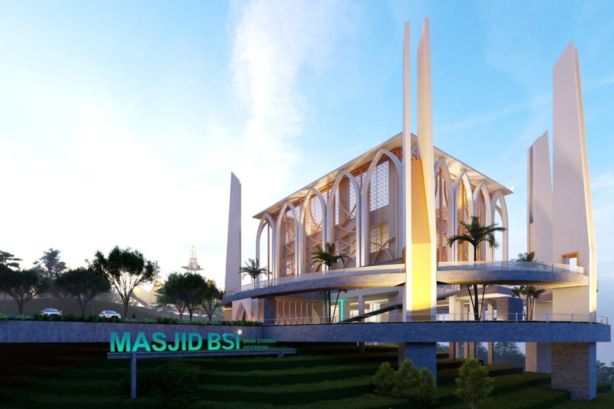 Bakauheni Harbour City, progres Masjid Raya Bakauheni capai 70 persen